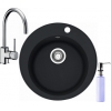 Zlewozmywak Franke ROG 610 onyx + bateria FC 650 + dozownik FD 300
